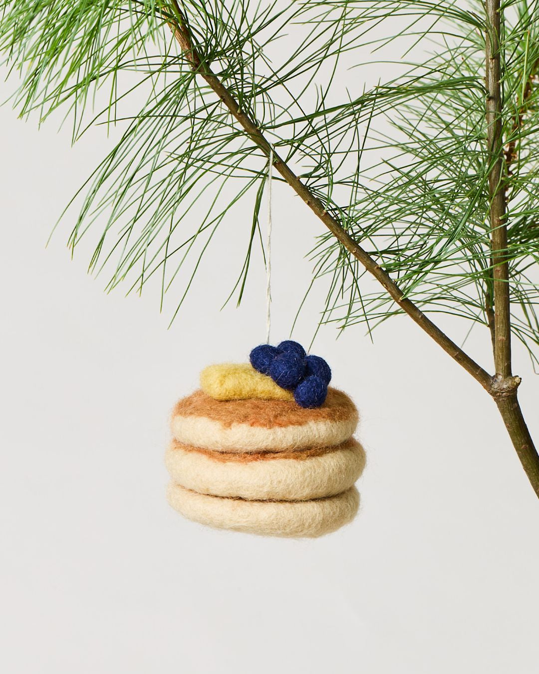 Felted Breakfast Ornament