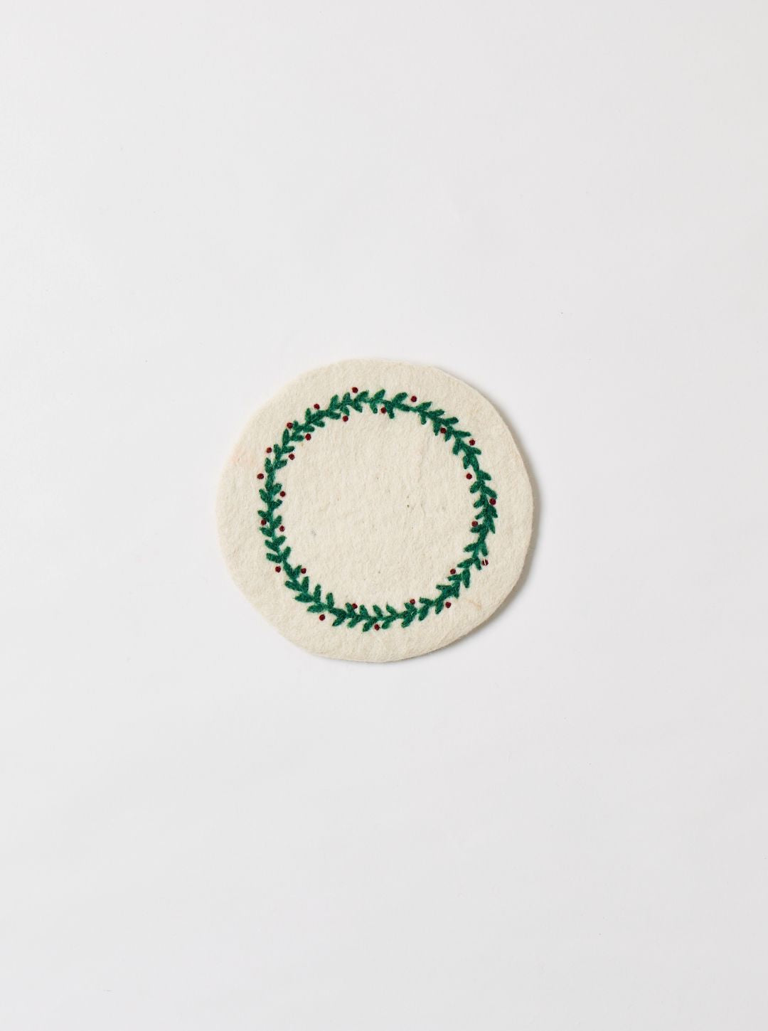 Felted Winter Folk Trivet