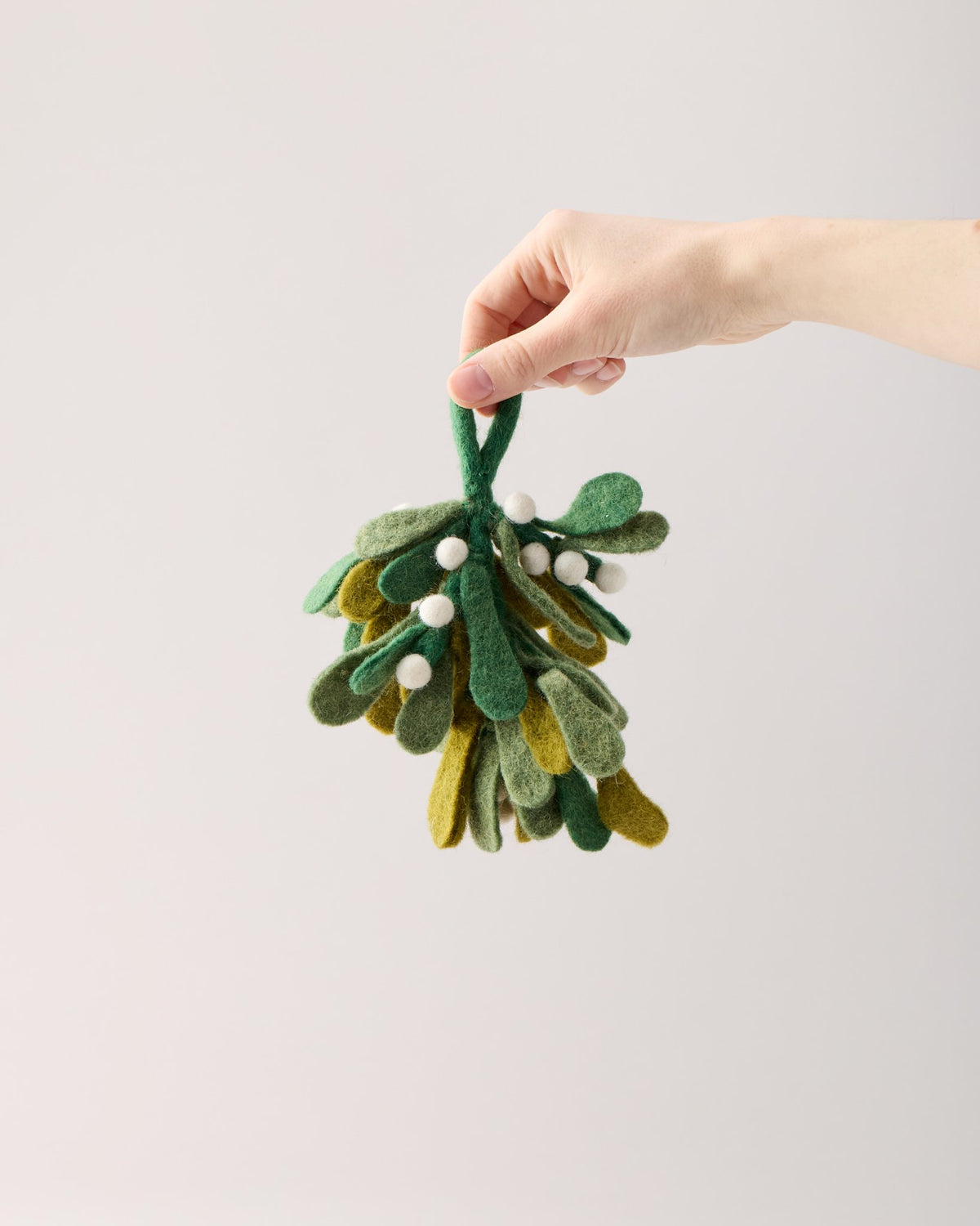 Felted Hanging Mistletoe