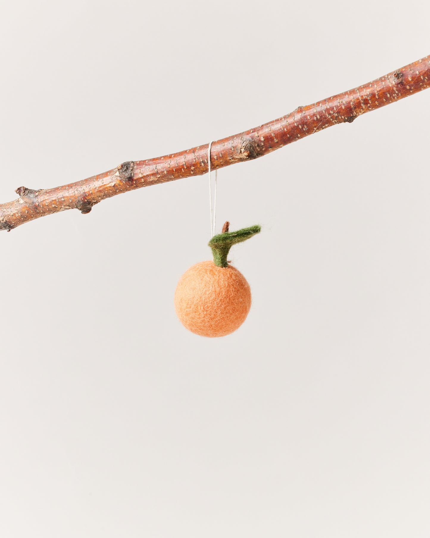 Felted Fruit Ornament