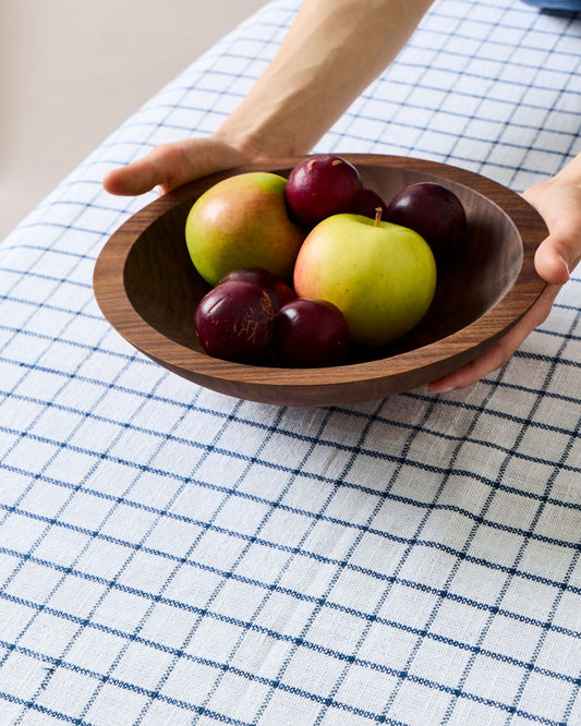 Pantry Cotton Check Tablecloth