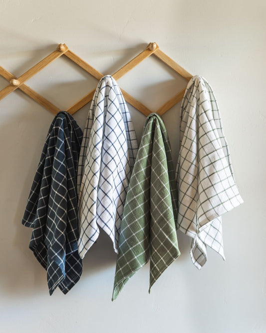 Pantry Cotton Check Kitchen Towels