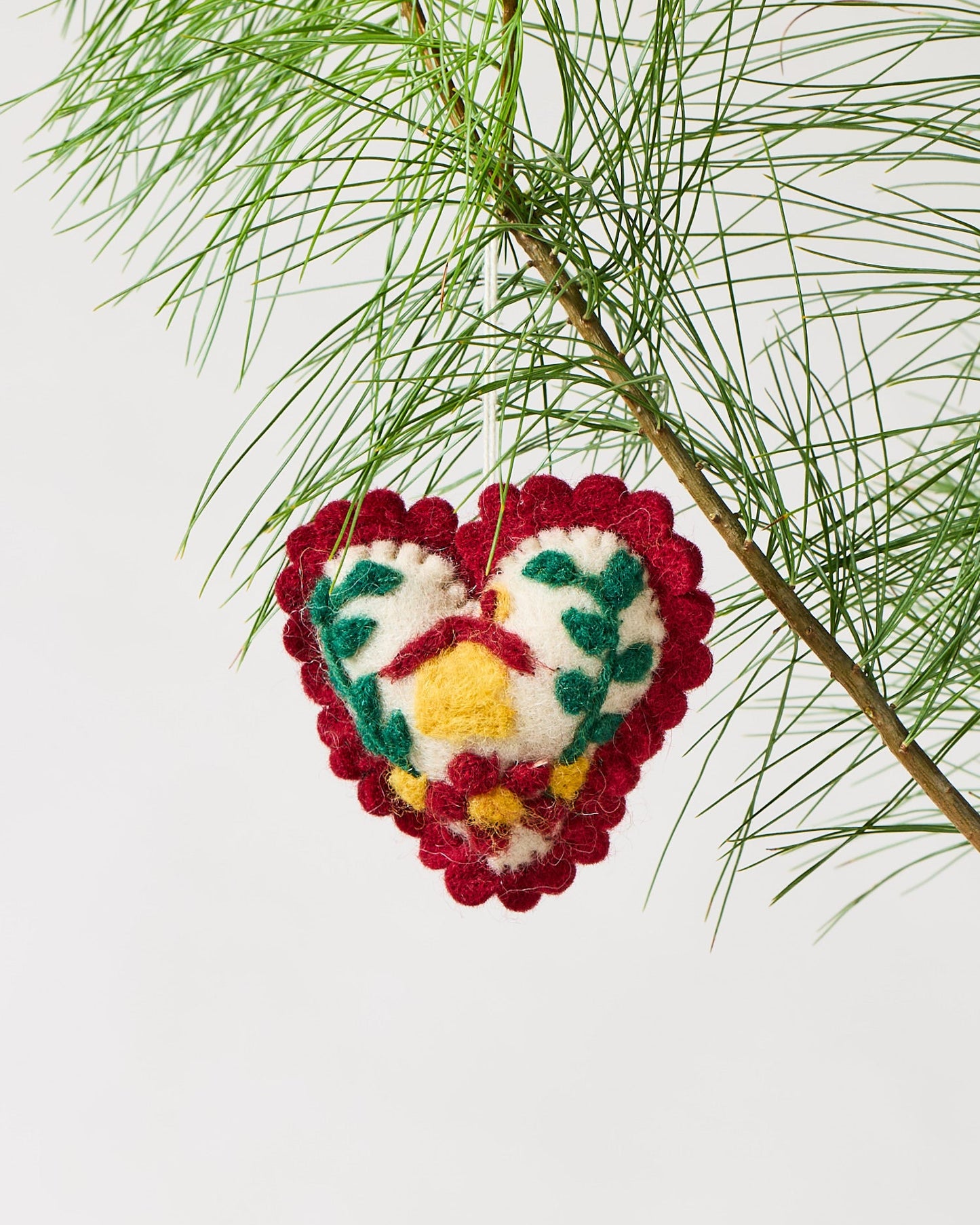 Felted Folk Ornament
