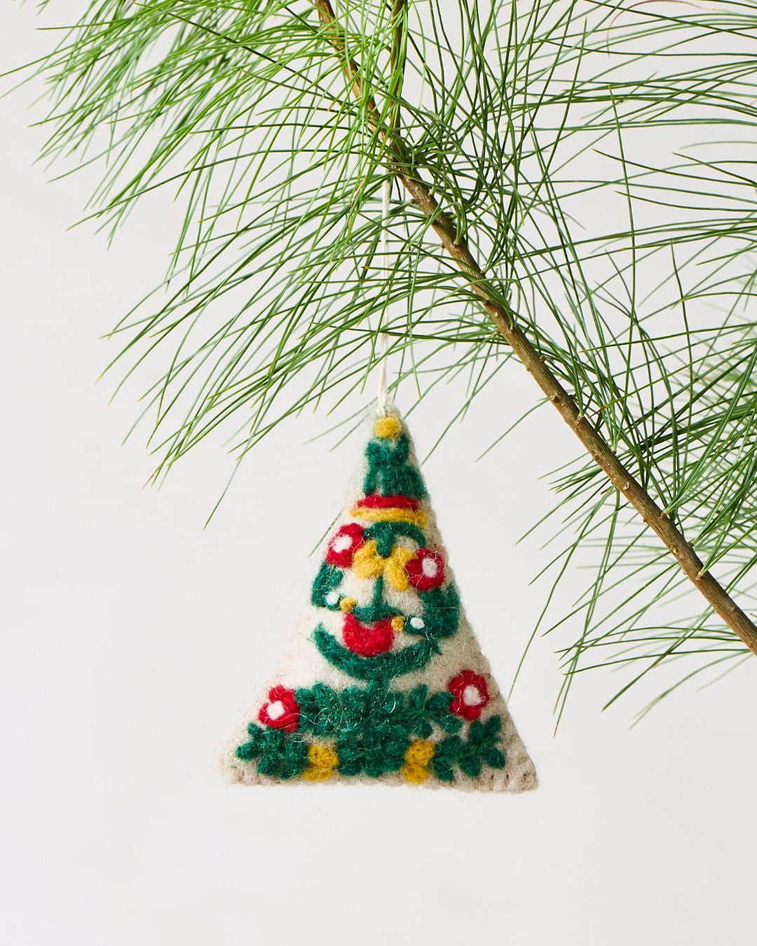 Felted Folk Ornament