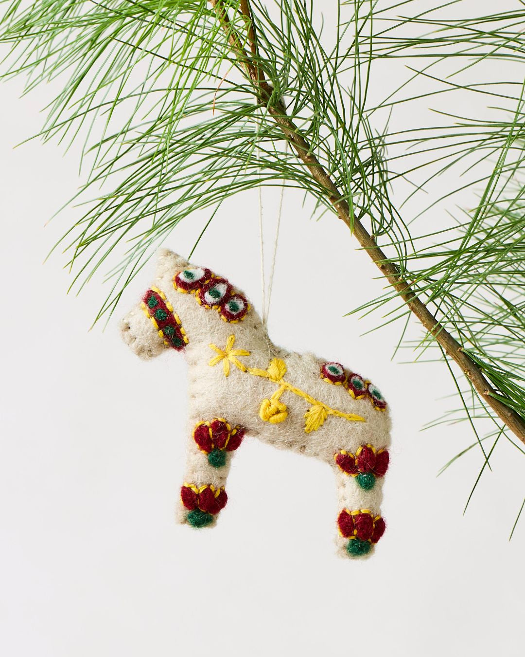 Felted Folk Ornament