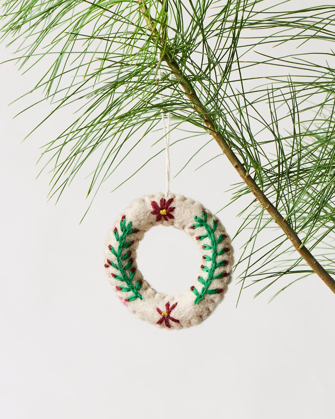 Felted Folk Ornament