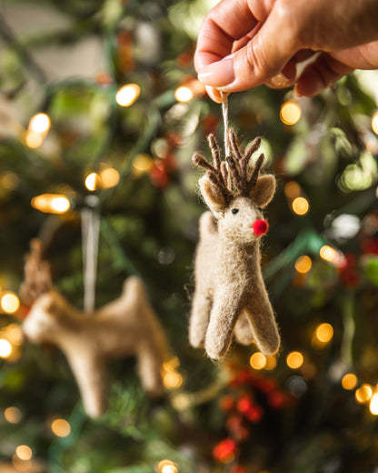 Dash Away Reindeer Ornament