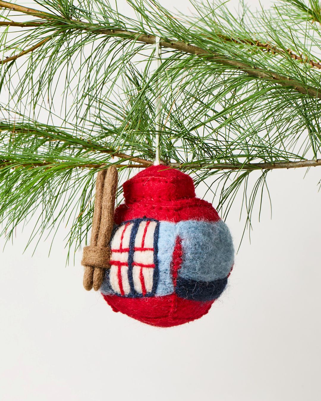 Felted Gondola Ornament