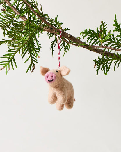 Felted On The Farm Ornament