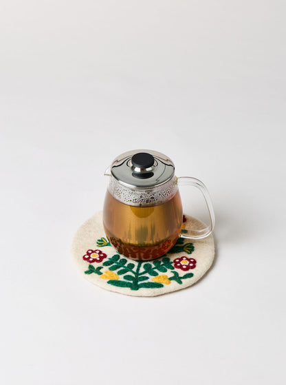 Felted Winter Folk Trivet