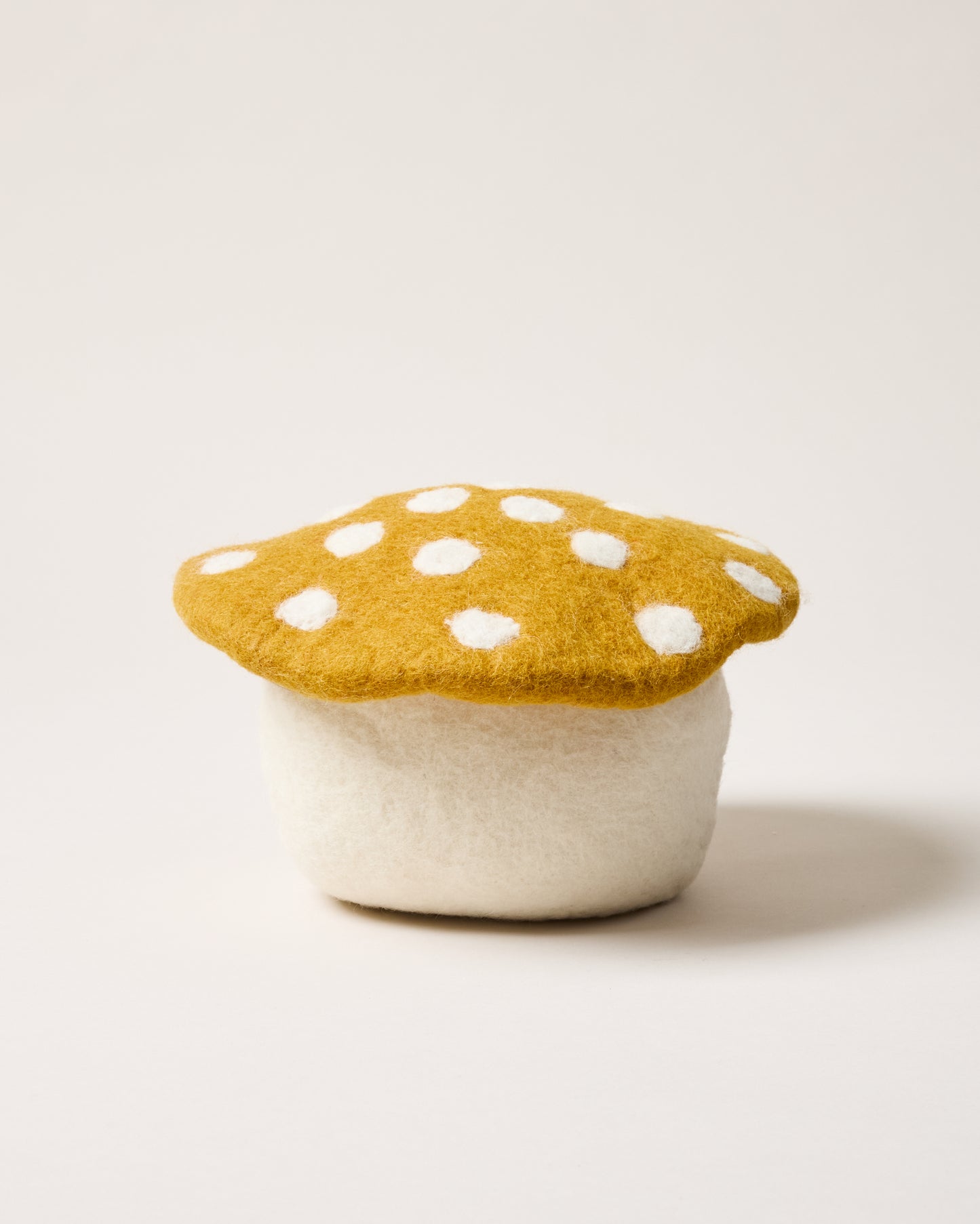 Artisan Felted Mushroom Doorstop