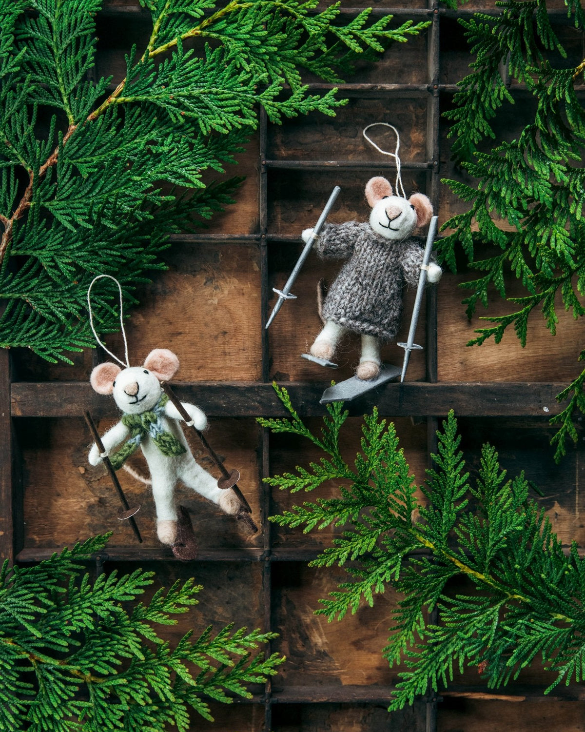 Winter Woolen Mouse Ornament
