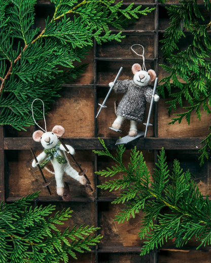 Winter Woolen Mouse Ornament