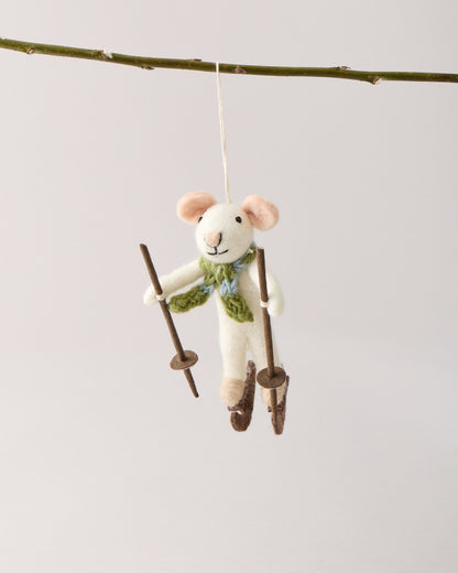 Winter Woolen Mouse Ornament