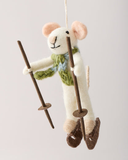 Winter Woolen Mouse Ornament