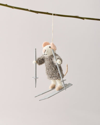 Winter Woolen Mouse Ornament