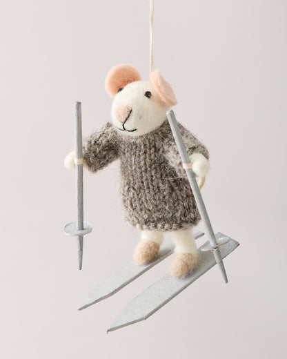 Winter Woolen Mouse Ornament