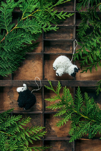 Felted Wooly Ornament