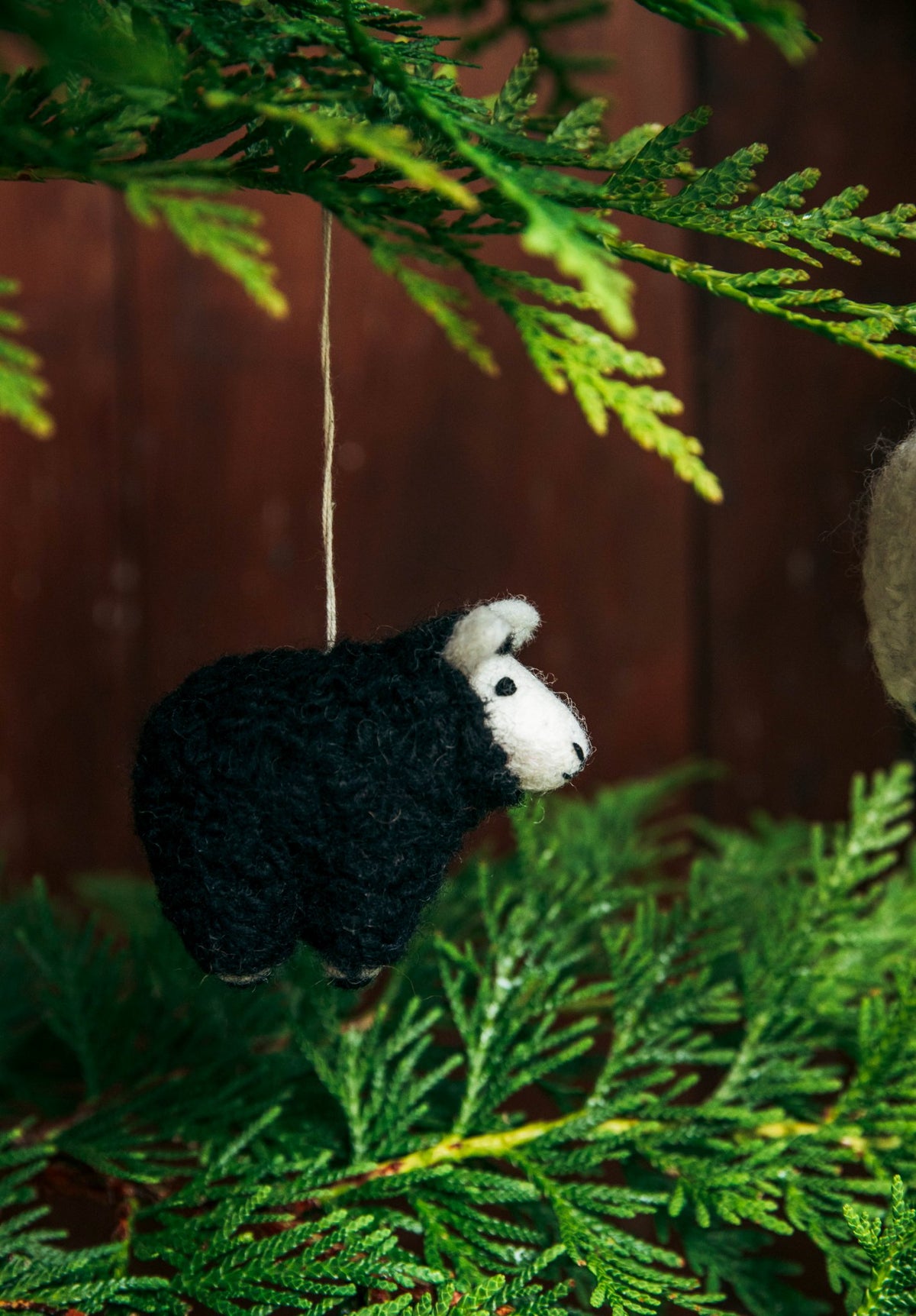 Felted Wooly Ornament