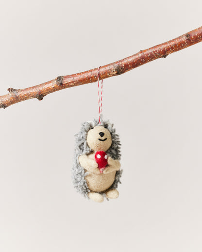 Felted Woodland Animal Ornament