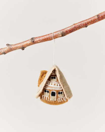 Felted A-Frame Ornament