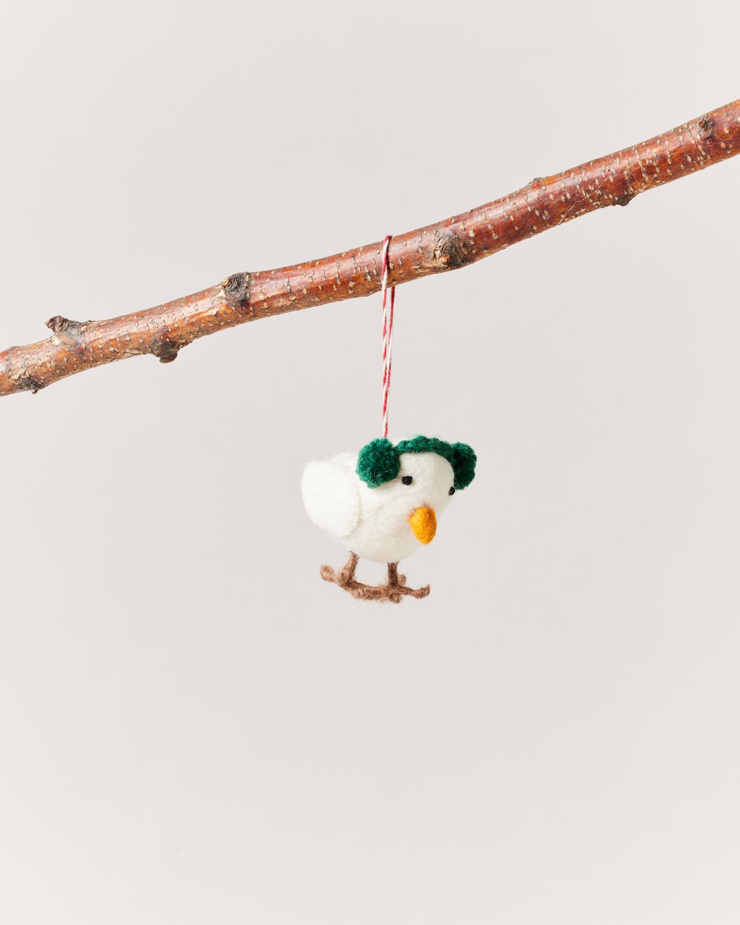 Felted Bird Ornament