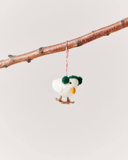 Felted Bird Ornament