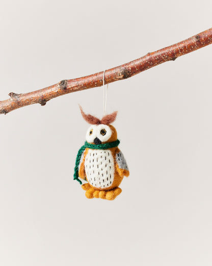Felted Woodland Animal Ornament