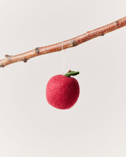 Felted Fruit Ornament