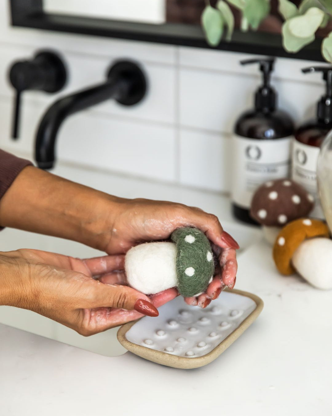 Forager Felted Soap