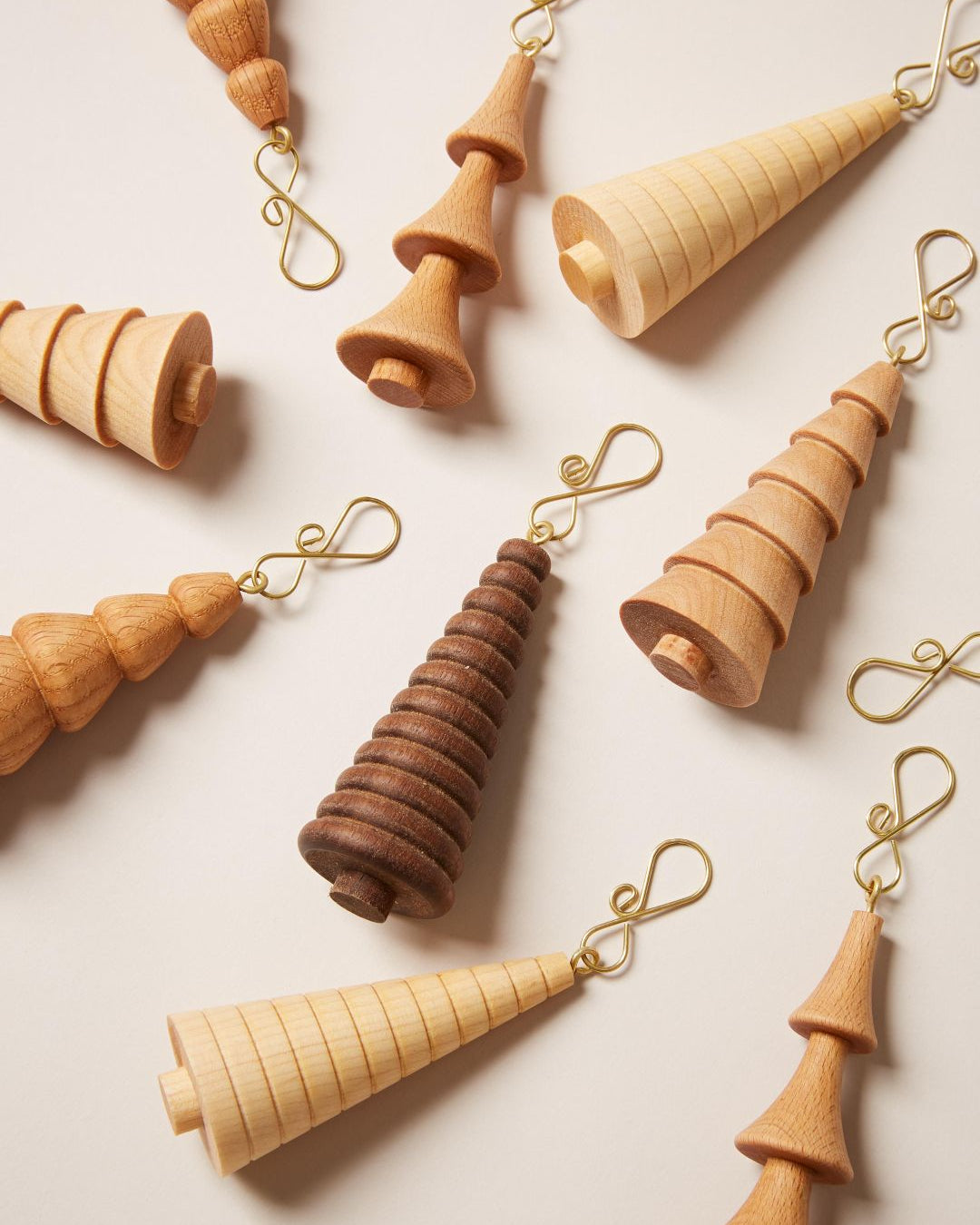 Crafted Wooden Tree Ornaments