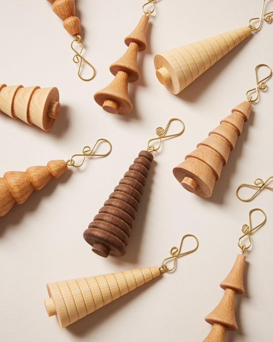 Crafted Wooden Tree Ornaments