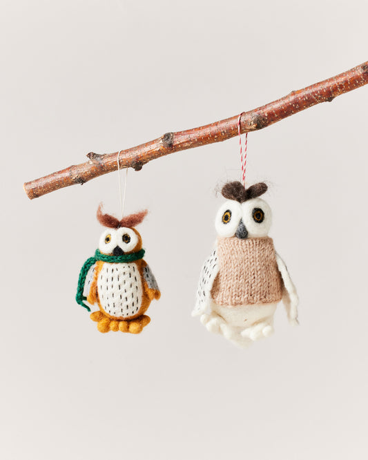 Felted Woodland Animal Ornament