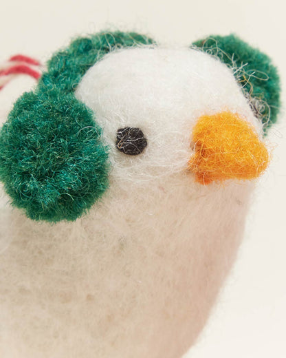 Felted Bird Ornament