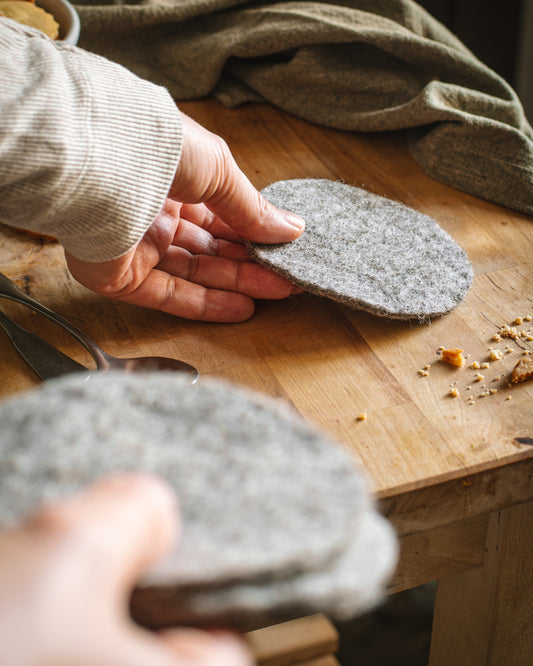 Artisan Felt Coasters - Set of 4