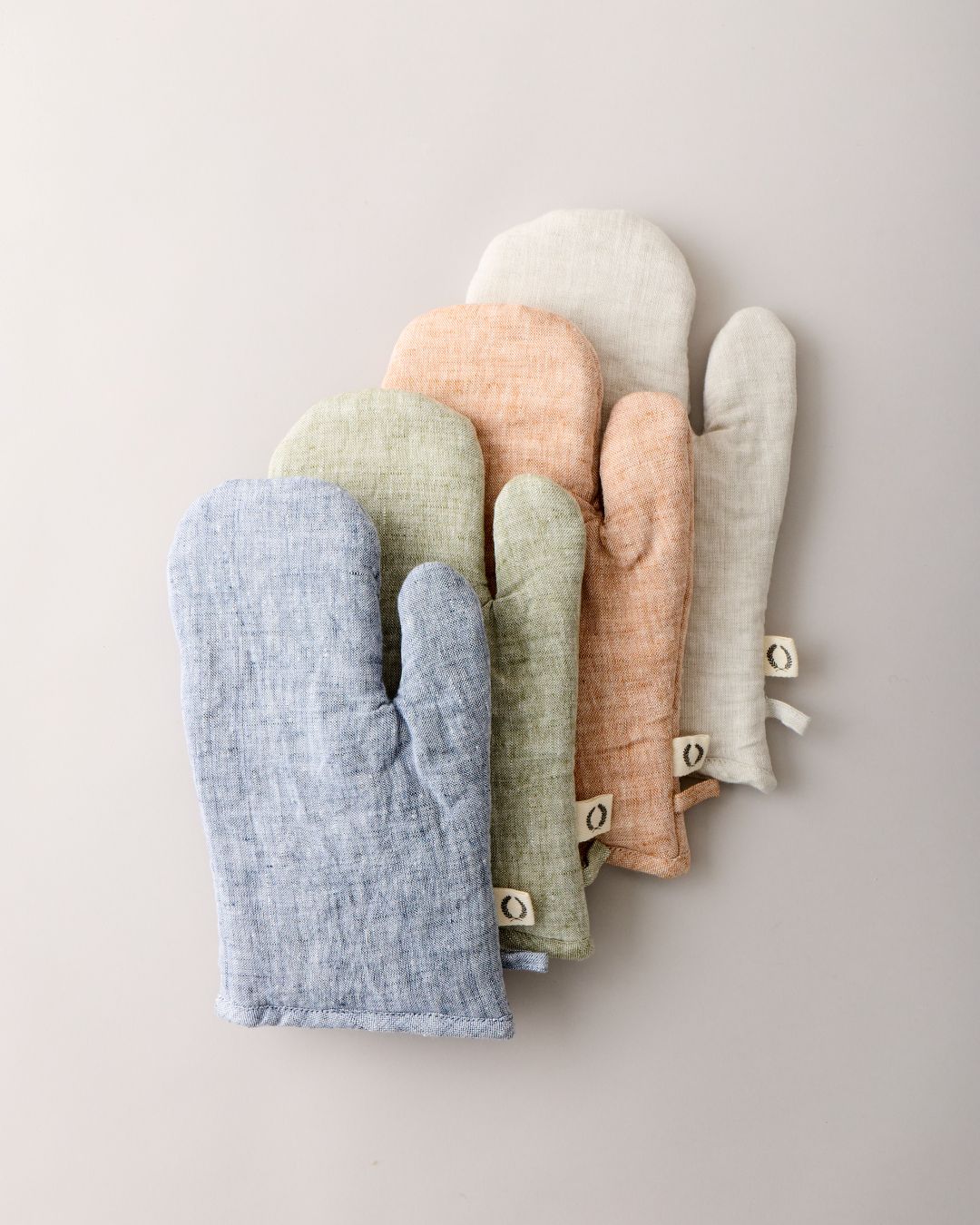 Washed Linen Oven Mitt