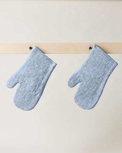 Washed Linen Oven Mitt