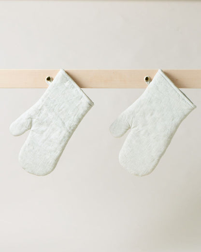Washed Linen Oven Mitt