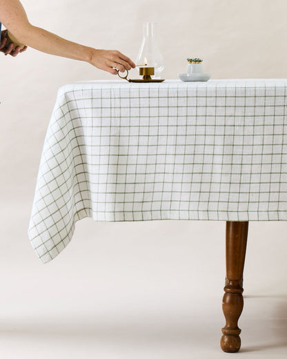 Pantry Cotton Check Tablecloth