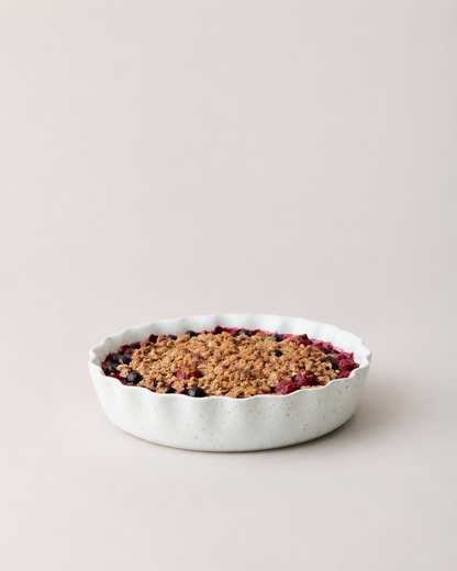 Fieldstone Ruffle Pie Dish