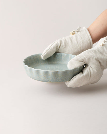 Fieldstone Ruffle Pie Dish
