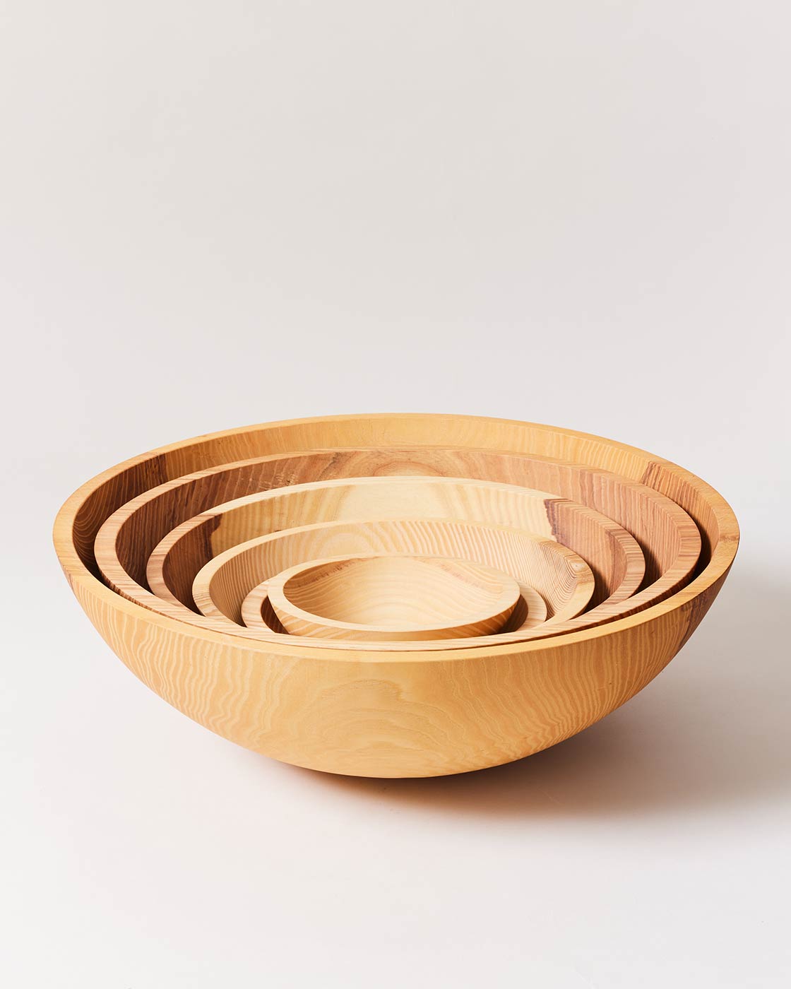 Crafted Wooden Bowls - Natural