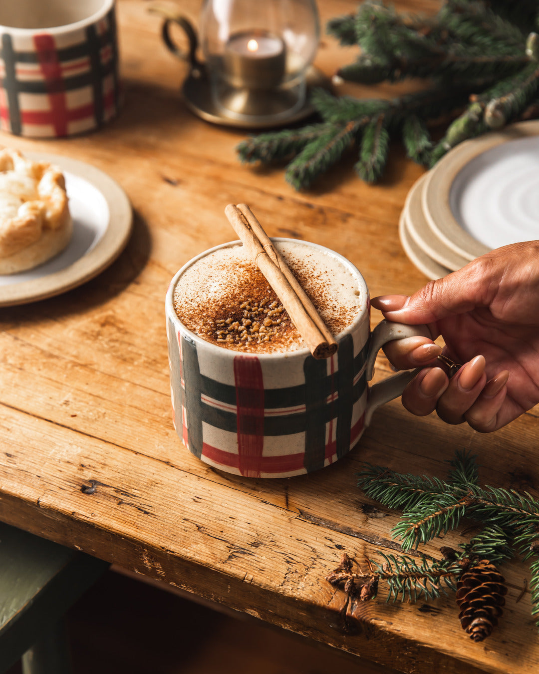 Collector's Edition Winter Plaid Mug