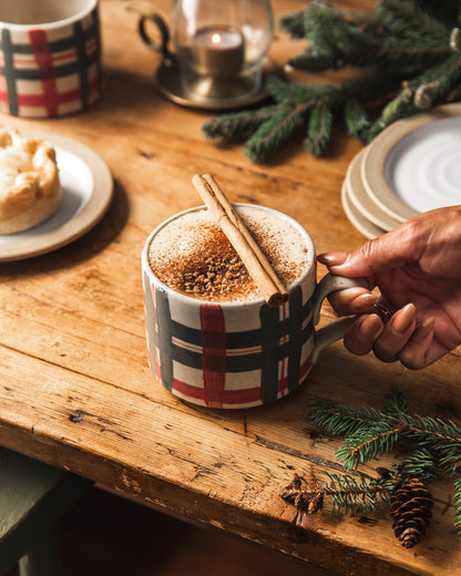 Collector's Edition Winter Plaid Mug