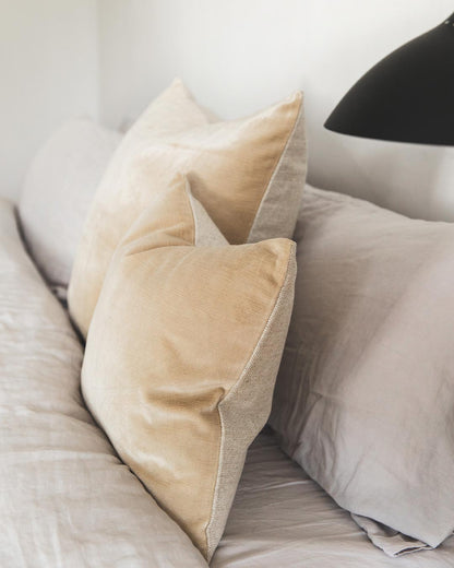 Velvet + Linen Pillow