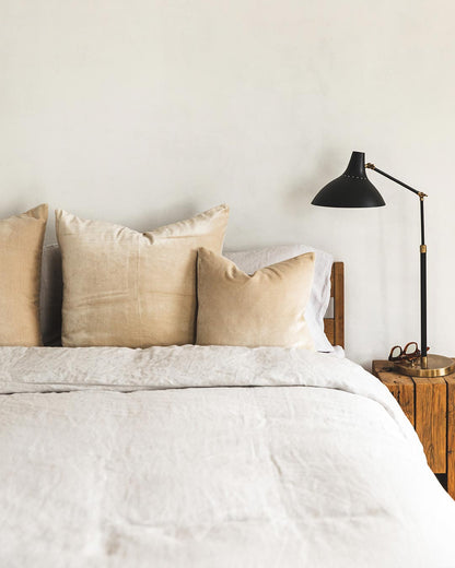 Velvet + Linen Pillow