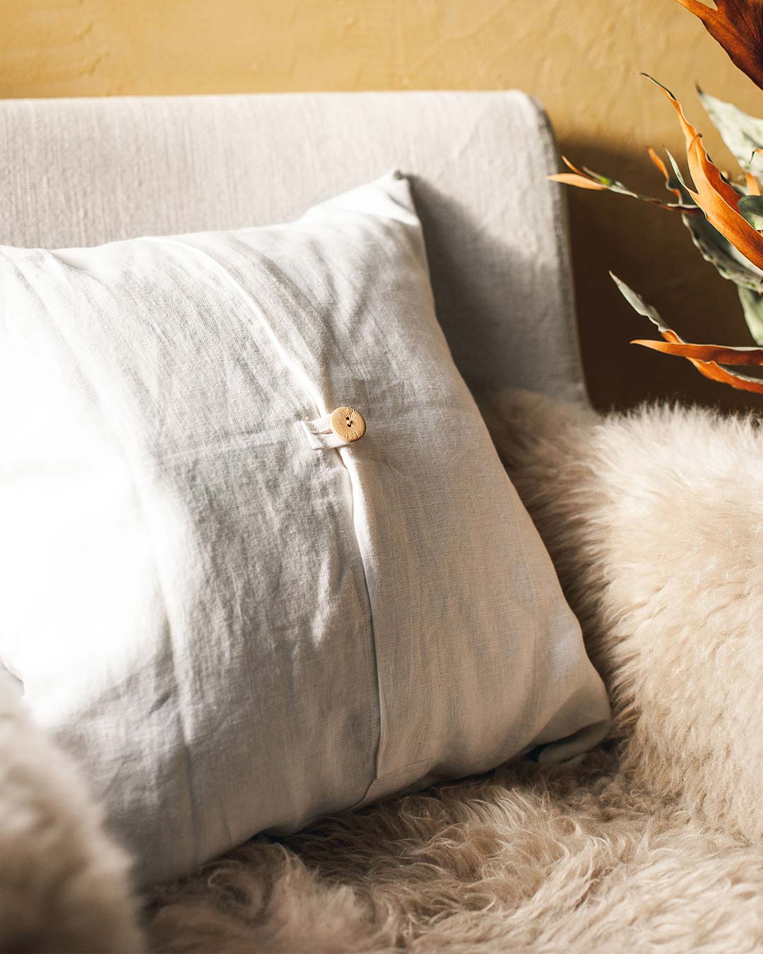 Washed Linen Pillow