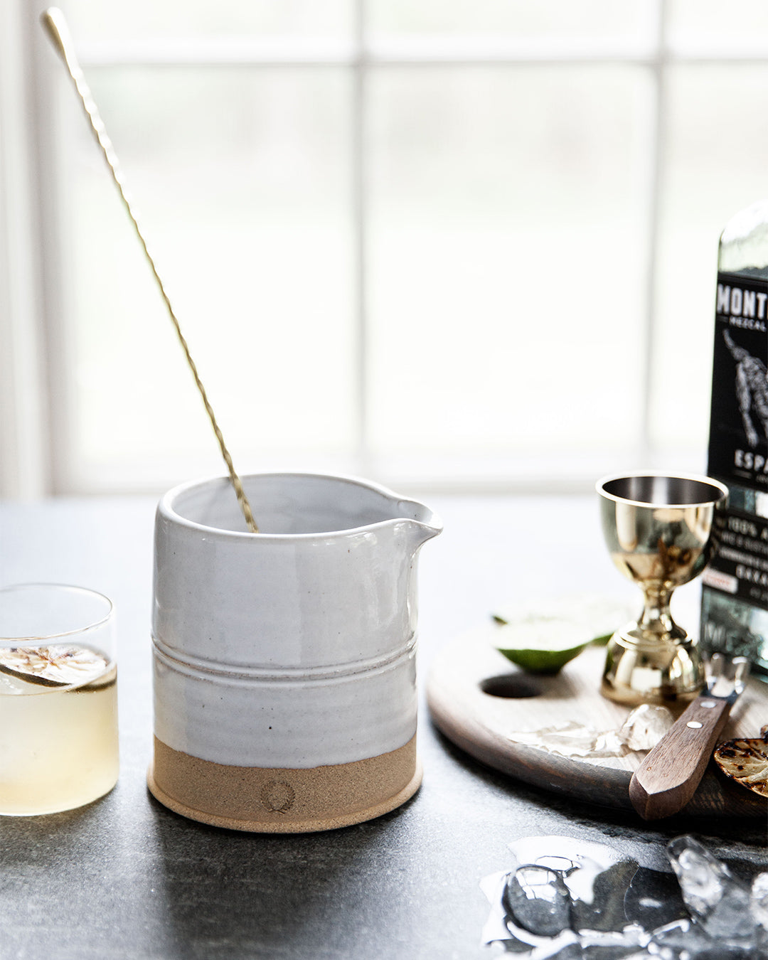 Farmhouse Pottery countryman cocktail beaker. 