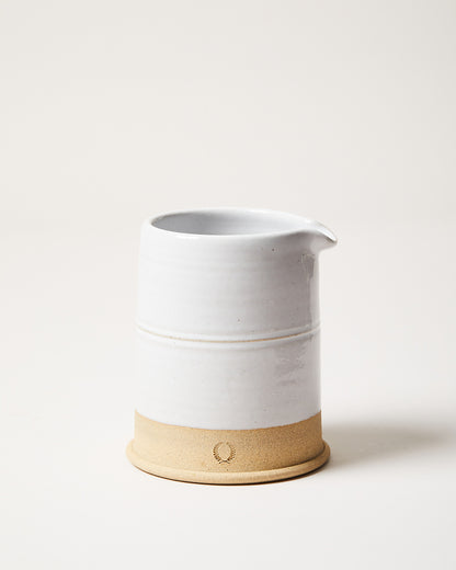 Farmhouse Pottery countryman cocktail beaker studio shot. 