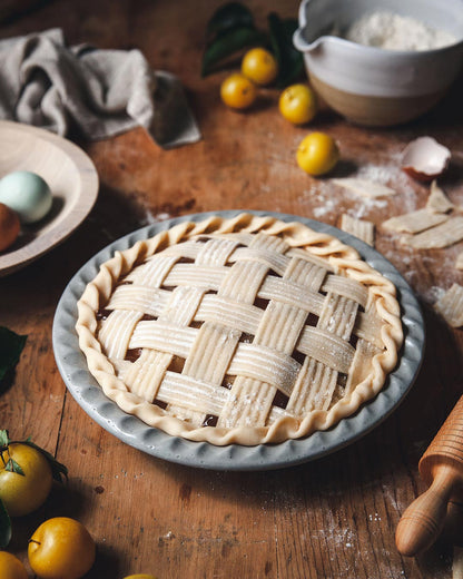 Agrarian Pie Dish - Stone